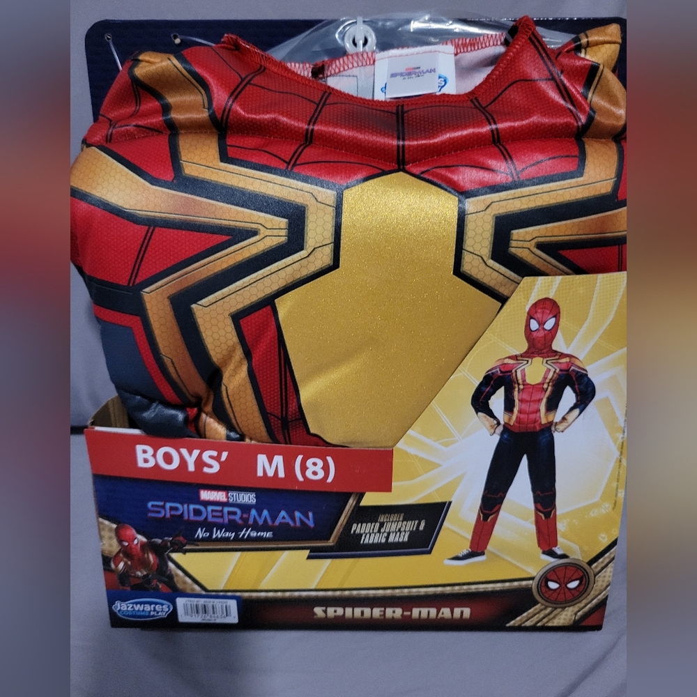 Marvel Spider-Man Kids Costume - Red and Gold NWT.